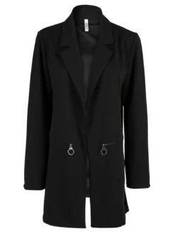 Solada Blazer donna aperto - nero