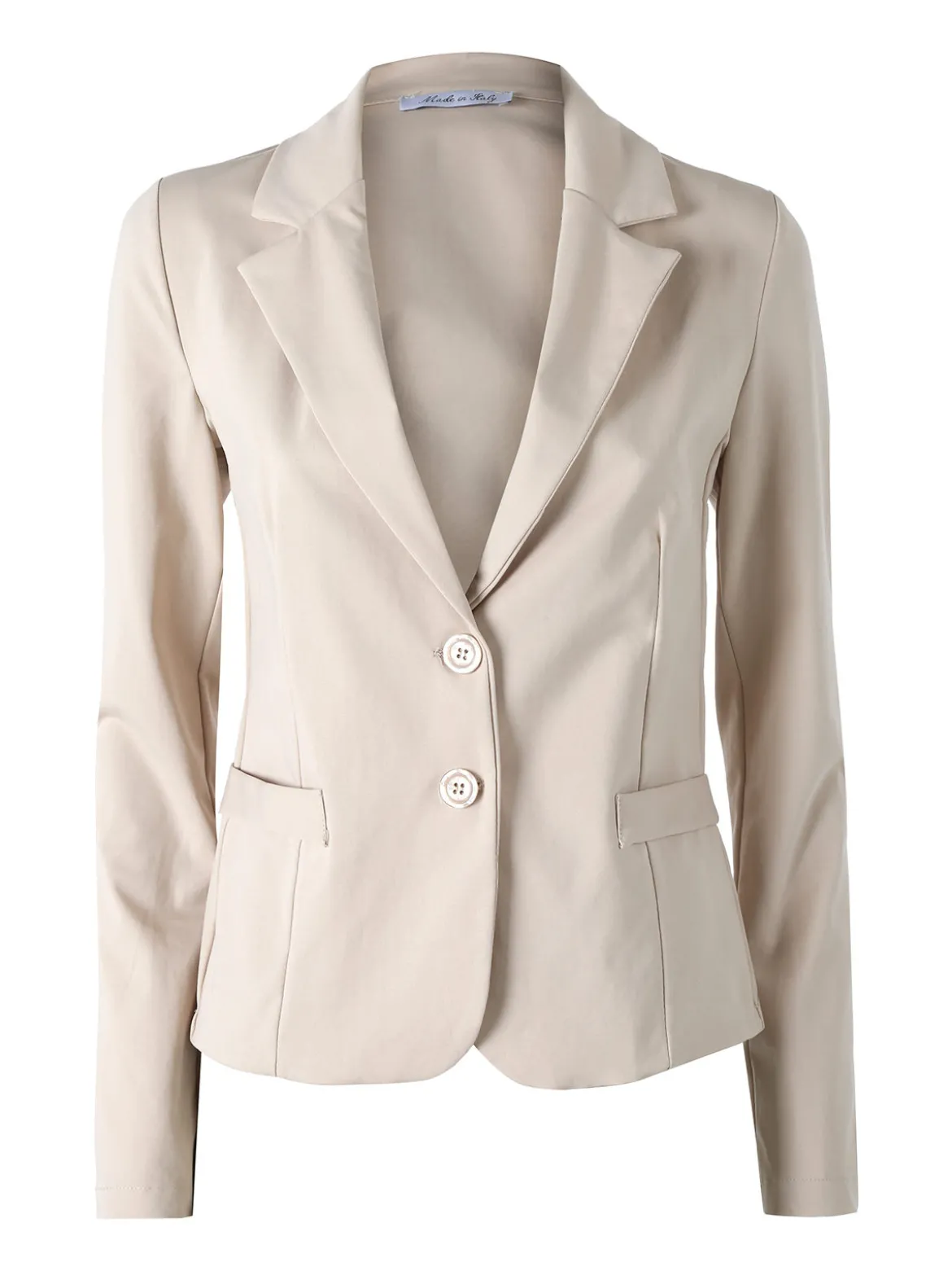 Solada Blazer donna con bottoni - beige