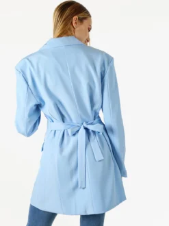 Solada Blazer donna elegante a doppiopetto - azzurro