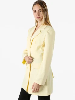 Solada Blazer donna elegante a doppiopetto - giallo