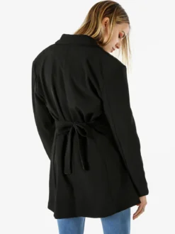 Solada Blazer donna elegante a doppiopetto - nero