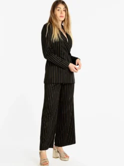 Solada Blazer donna gessato doppiopetto