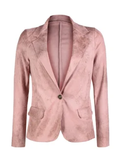 Solada Blazer donna in tessuto scamosciato con bottone