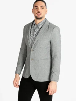 Solada Blazer uomo in misto lino e cotone