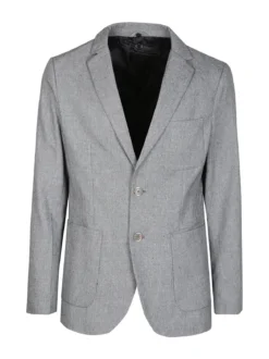 Solada Blazer uomo in misto lino e cotone