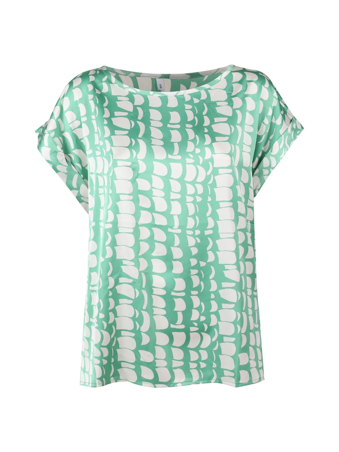 Solada Blusa donna a maniche corte con stampe