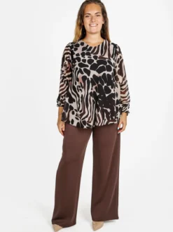Solada Blusa donna a maniche lunghe - nero