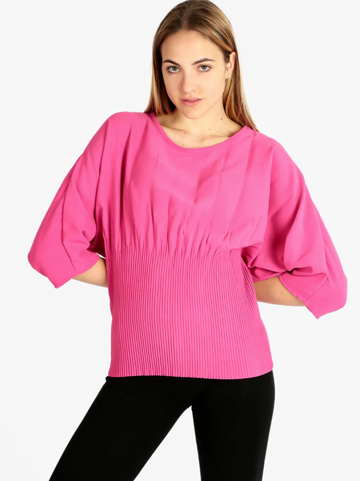 Solada Blusa donna con manica a pipistrello
