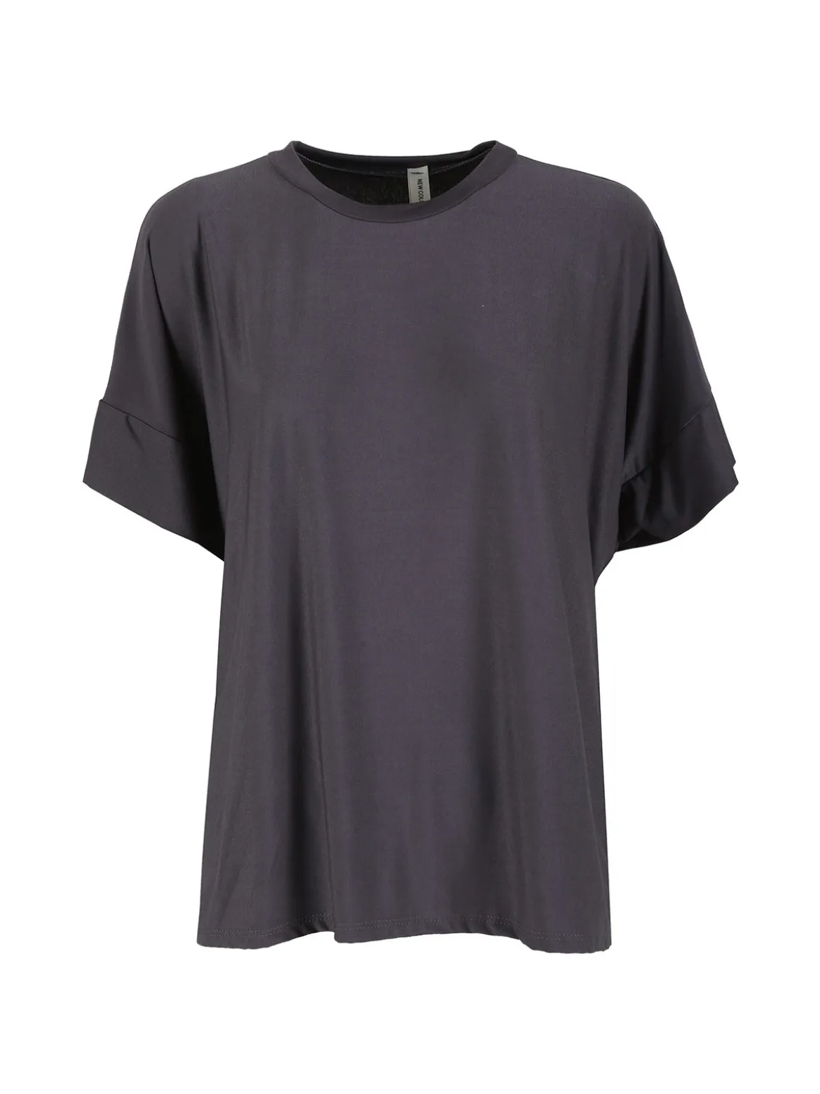 Solada Blusa donna con maniche corte a pipistrello - grigio