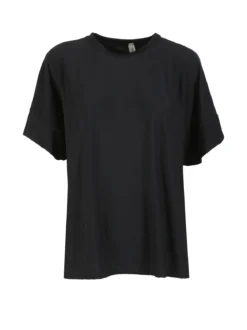 Solada Blusa donna con maniche corte a pipistrello - nero