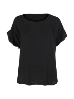 Solada Blusa donna con maniche corte a volant