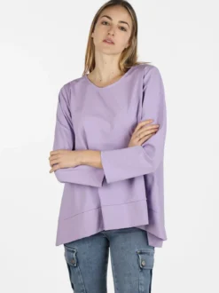 Solada Blusa donna oversize a maniche lunghe