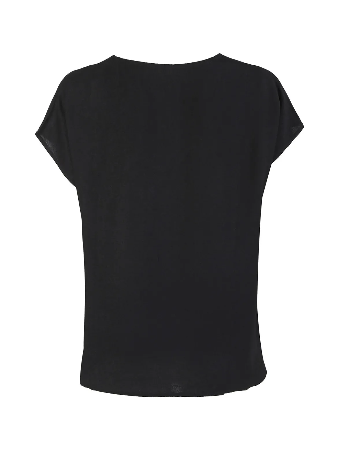 Solada Blusa donna senza maniche con scollo a V - nero
