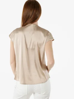 Solada Blusa donna senza maniche con scollo a V profondo - beige
