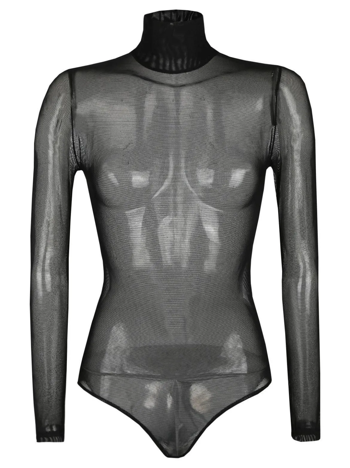 Solada Body accollato in tulle sottile