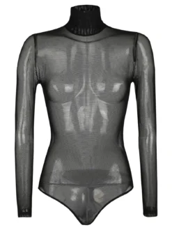 Solada Body accollato in tulle sottile