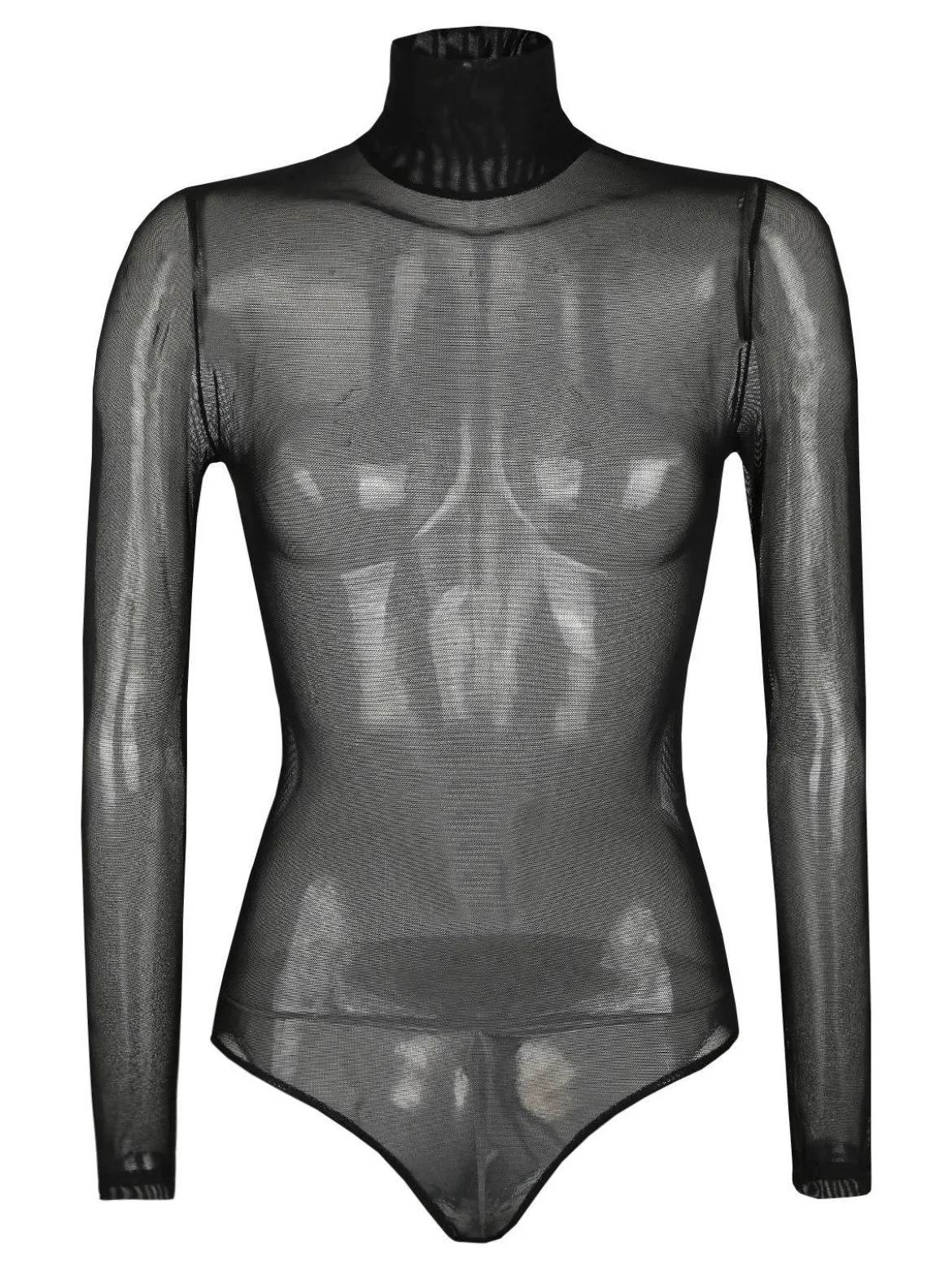 Solada Body accollato in tulle sottile