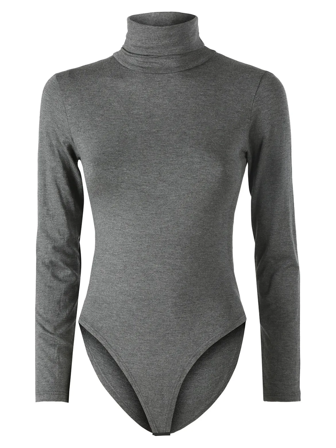 Solada Body dolcevita da donna a maniche lunghe - grigio