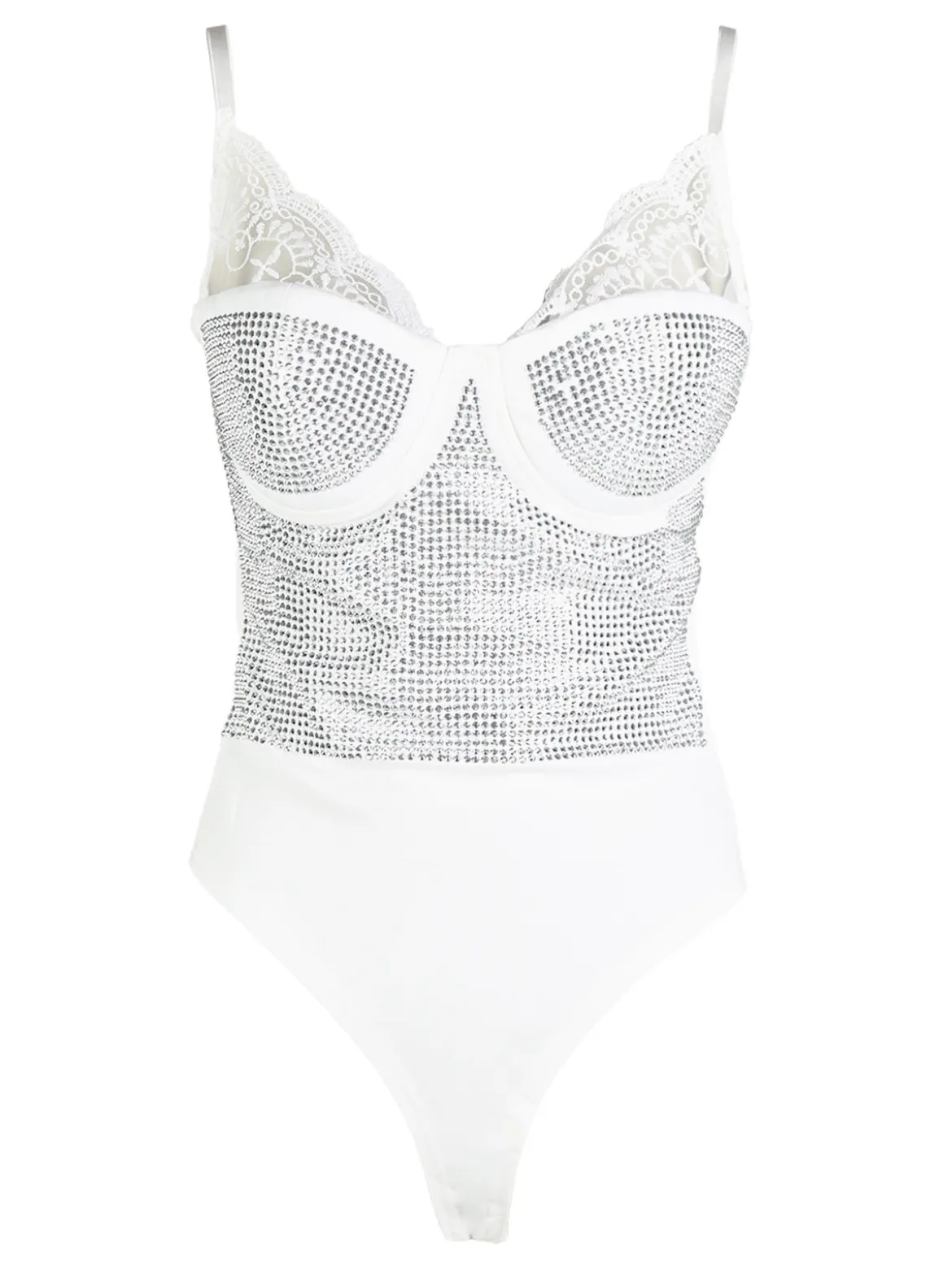 Solada Body donna con strass e coppe imbottite