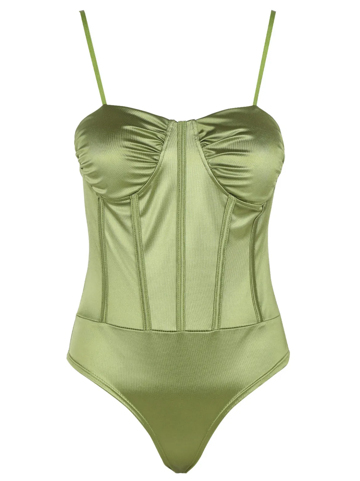 Solada Body donna effetto raso con coppe imbottite