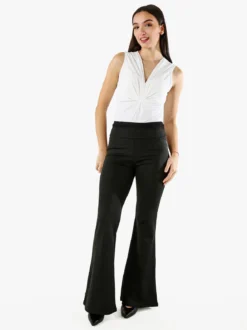 Solada Body donna smanicato con scollo a V - bianco