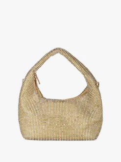 Solada Borsa a mano con strass - oro