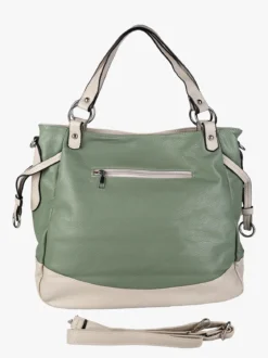 Solada Borsa a spalla da donna bicolore - acqua marina