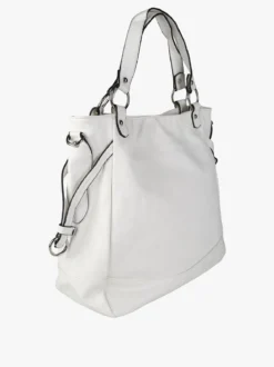 Solada Borsa a spalla da donna bicolore - bianco