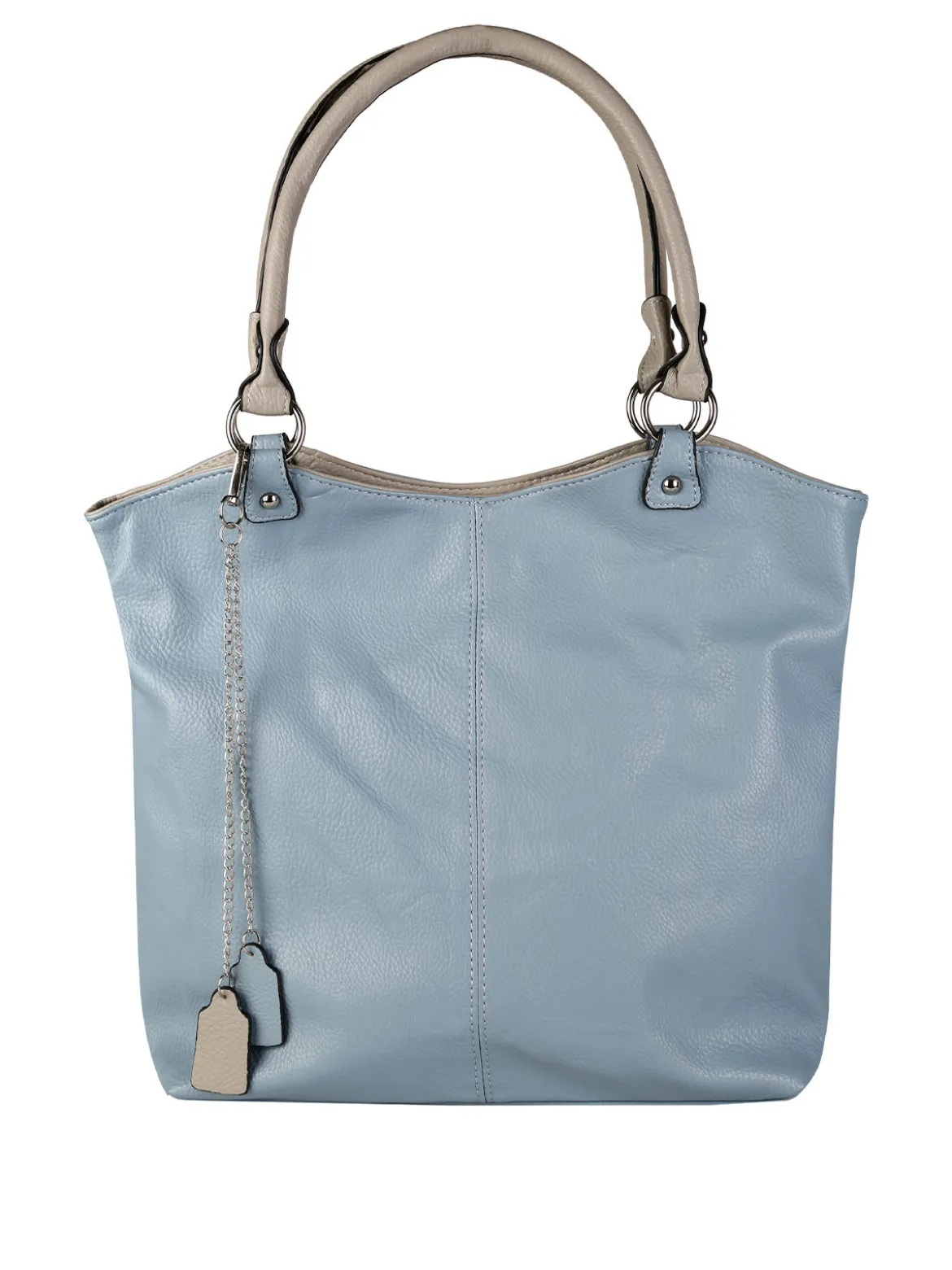 Solada Borsa a spalla da donna in ecopelle - azzurro
