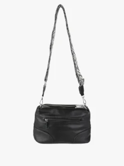 Solada Borsa a tracolla da donna in ecopelle - nero
