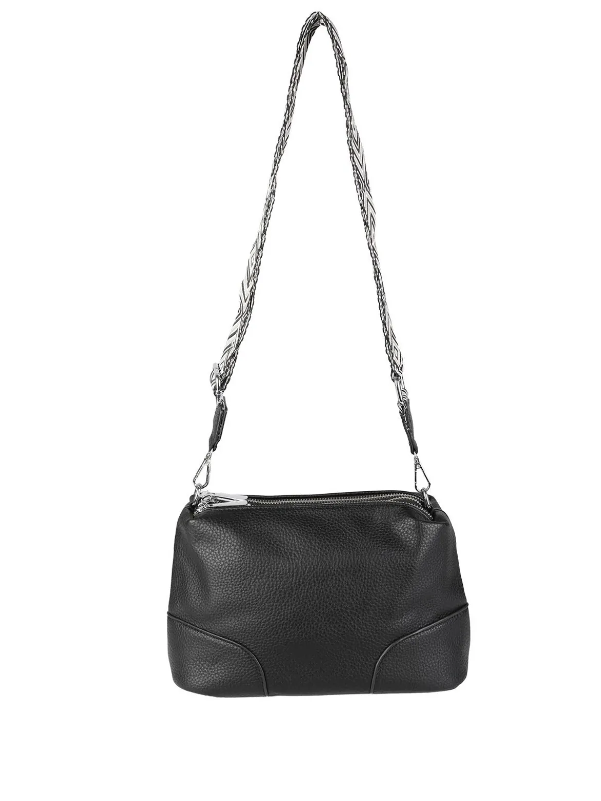 Solada Borsa a tracolla da donna in ecopelle - nero
