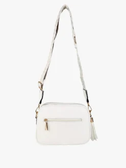 Solada Borsa a tracolla in ecopelle da donna - bianco