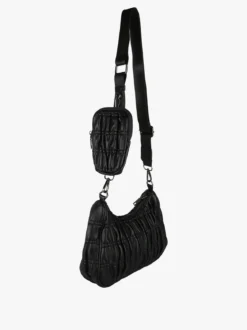 Solada Borsa donna a tracolla con portamonete - nero