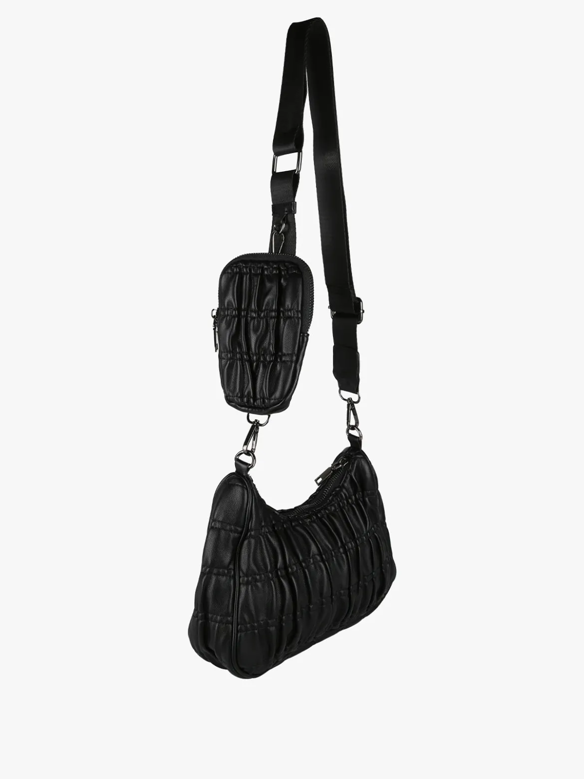 Solada Borsa donna a tracolla con portamonete - nero