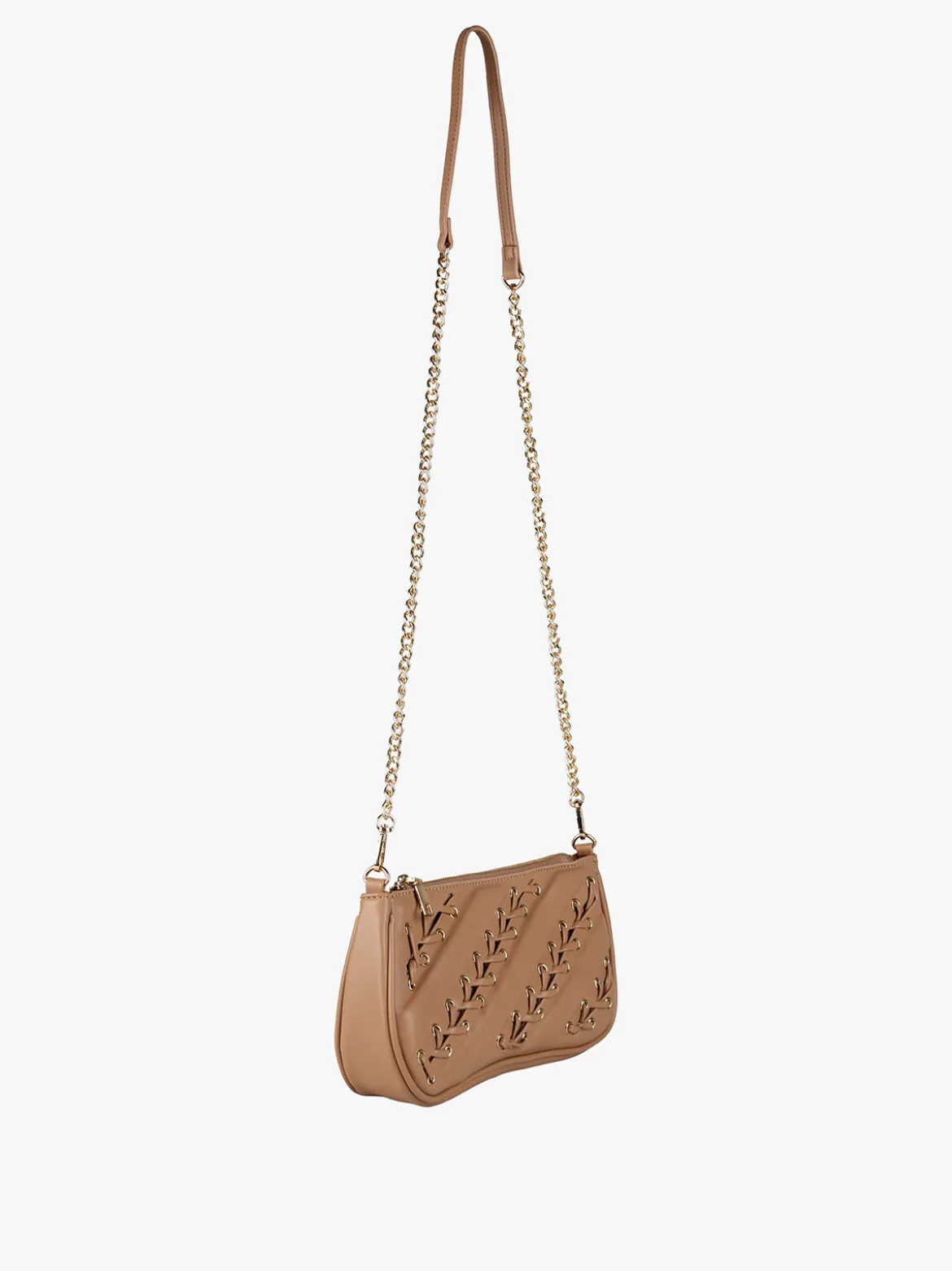 Solada Borsa donna con intrecci - cammello