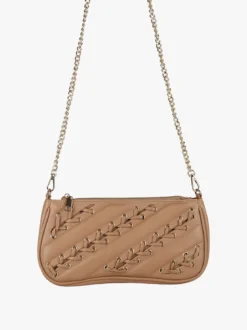 Solada Borsa donna con intrecci - cammello
