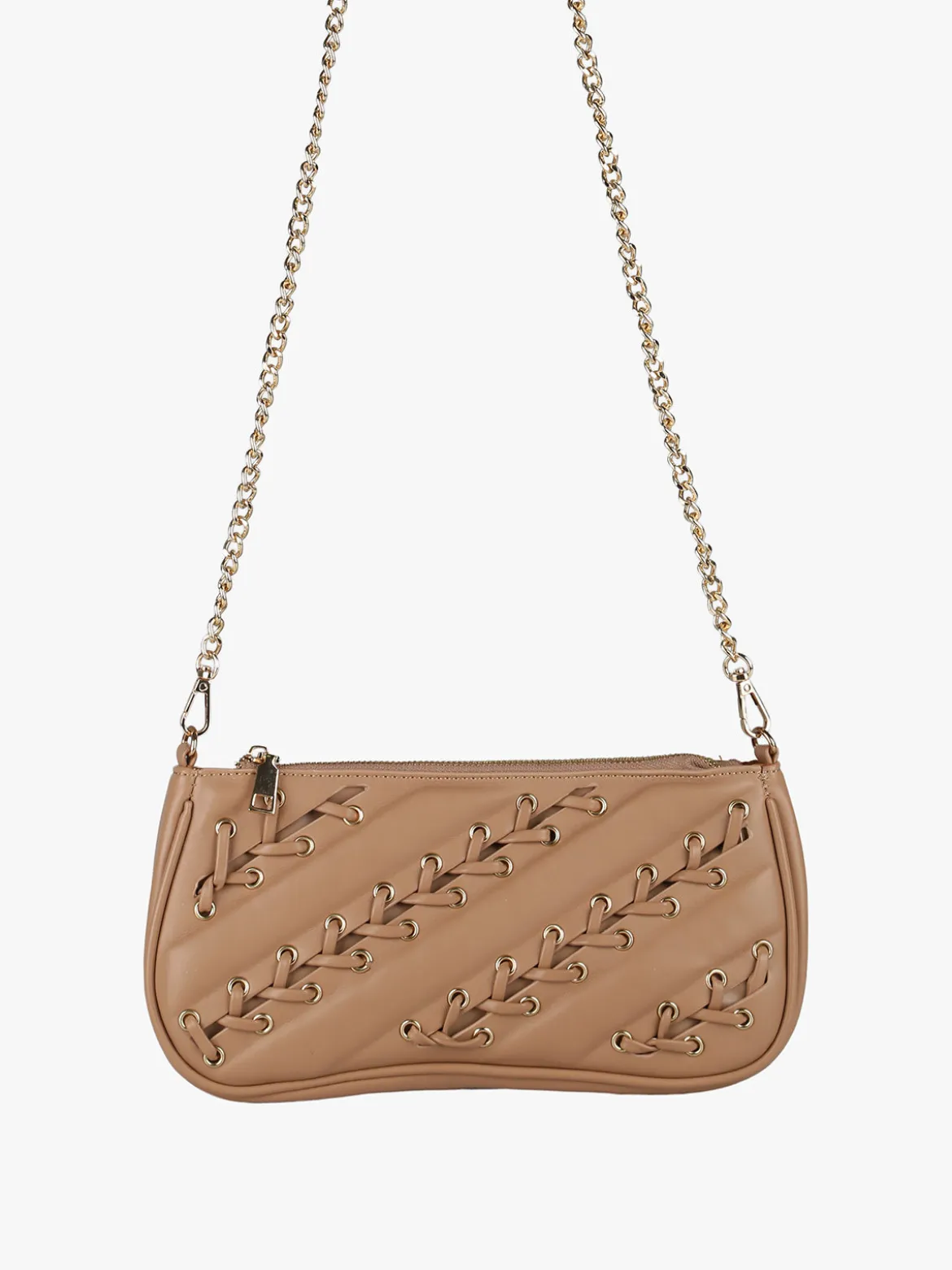 Solada Borsa donna con intrecci - cammello