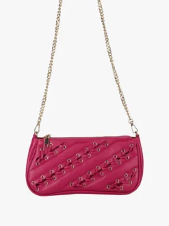 Solada Borsa donna con intrecci - fucsia