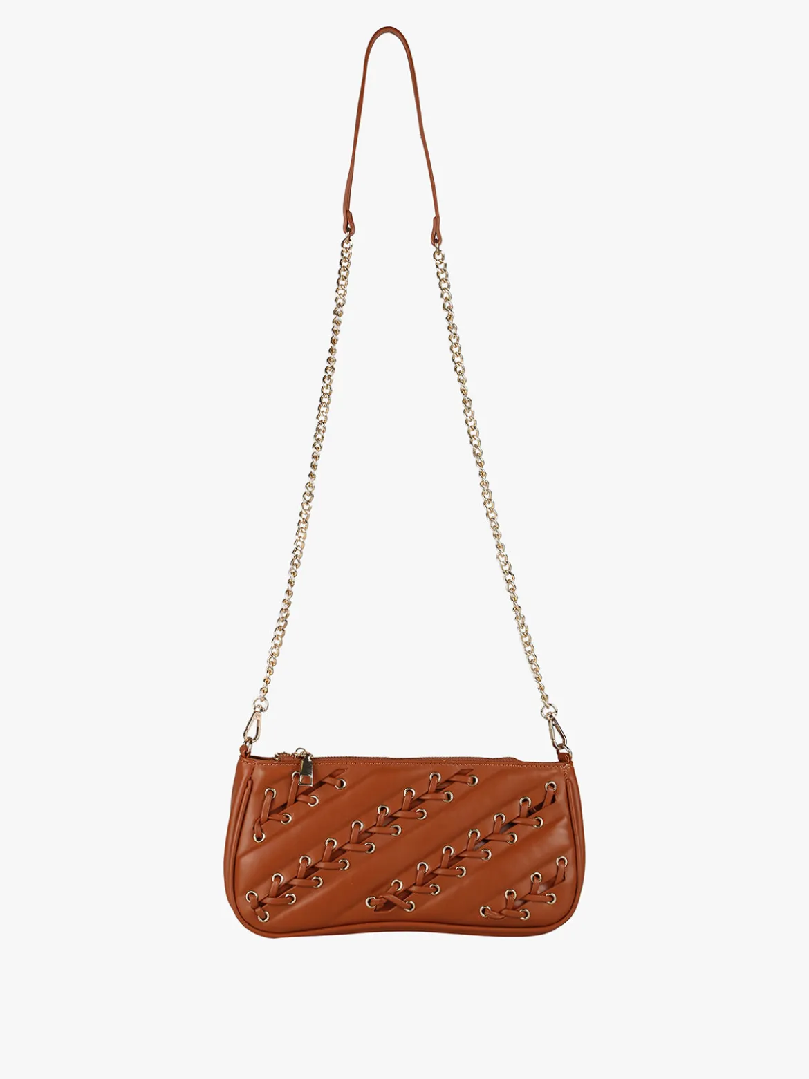 Solada Borsa donna con intrecci - marrone
