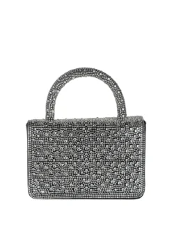 Solada Borsa donna gioiello con strass - argento