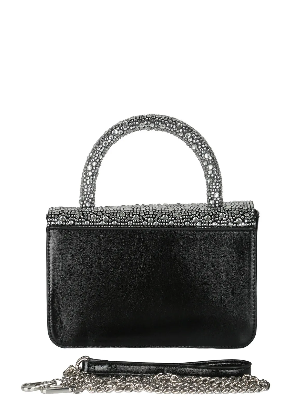 Solada Borsa donna gioiello con strass - argento