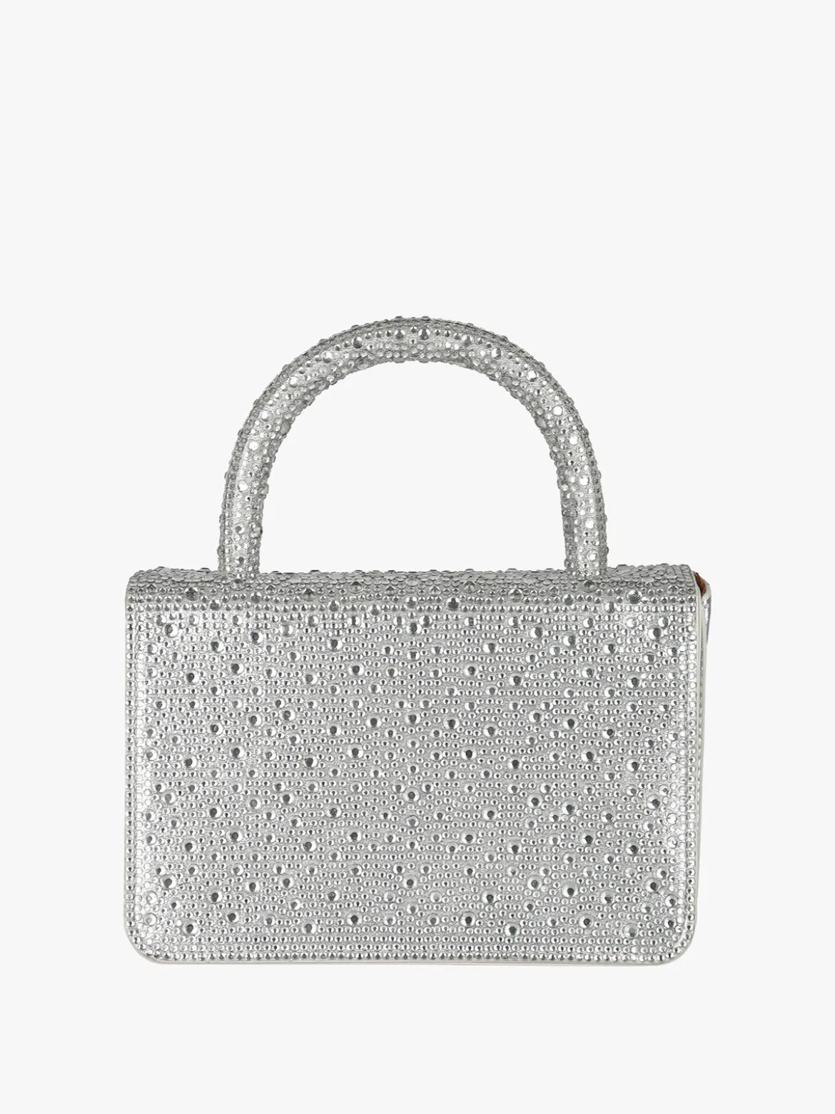 Solada Borsa donna gioiello con strass - bianco