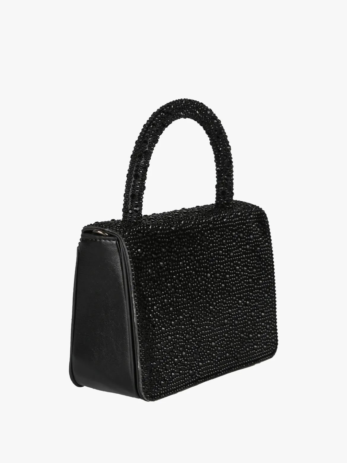 Solada Borsa donna gioiello con strass - nero