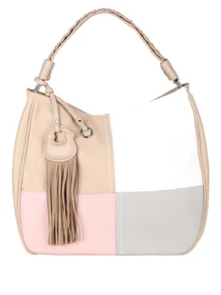 Solada Borsa donna hobo colorata - khaki