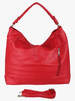 Solada Borsa donna hobo in ecopelle - rosso