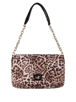 Solada Borsa donna puffer trapuntata con manico a catena - multicolore