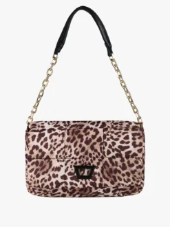 Solada Borsa donna puffer trapuntata con manico a catena - multicolore
