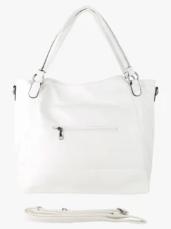 Solada Borsa hobo da donna con doppi manici - bianco