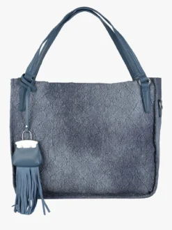 Solada Borsa hobo da donna con doppi manici - blu scuro