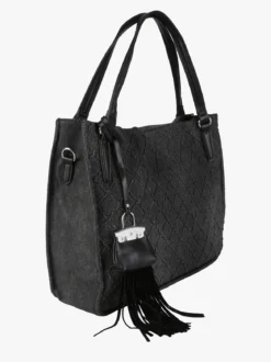 Solada Borsa hobo da donna con doppi manici - nero